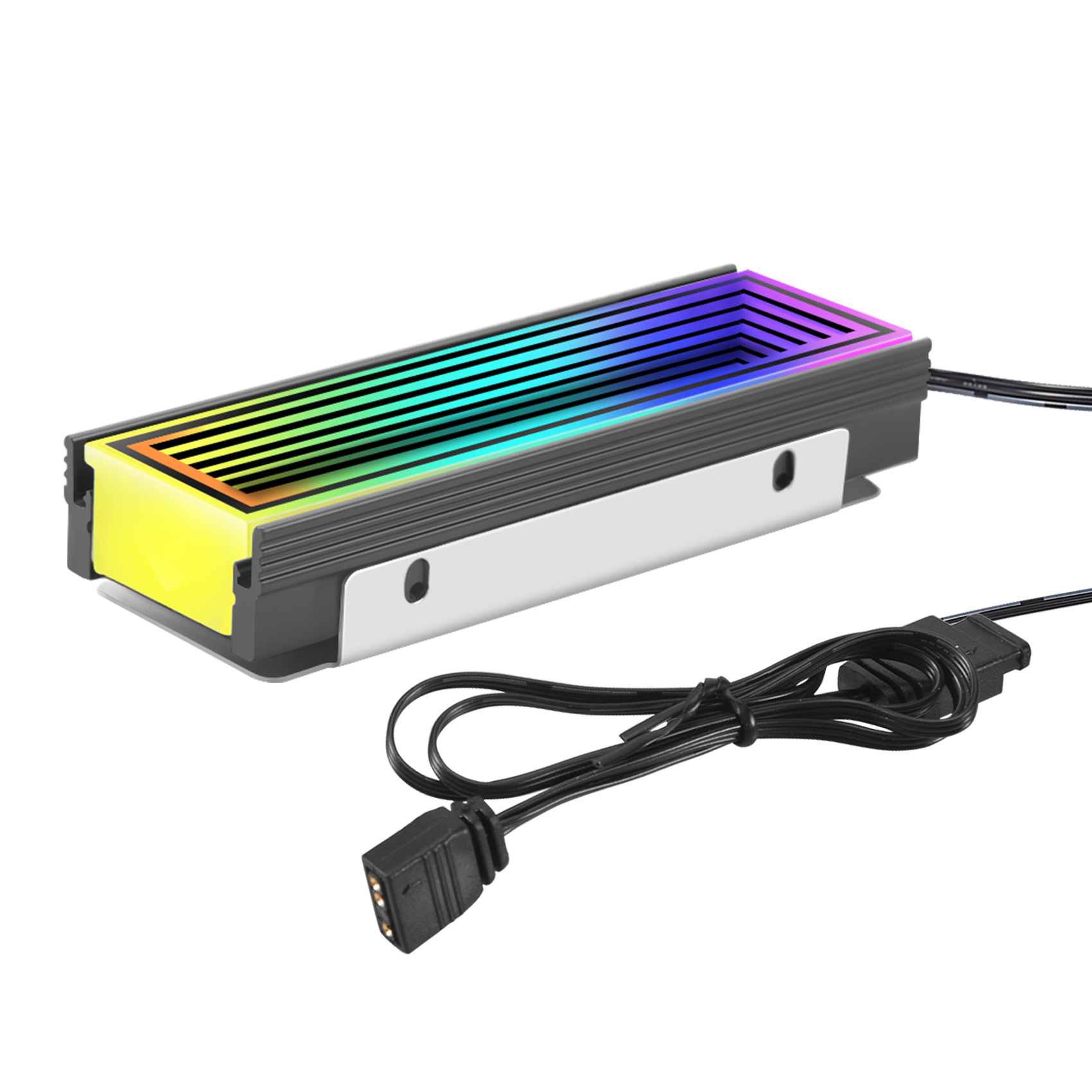 Nvme Ssd - Disipador de Calor Superior-5V ARGB Sincronizado