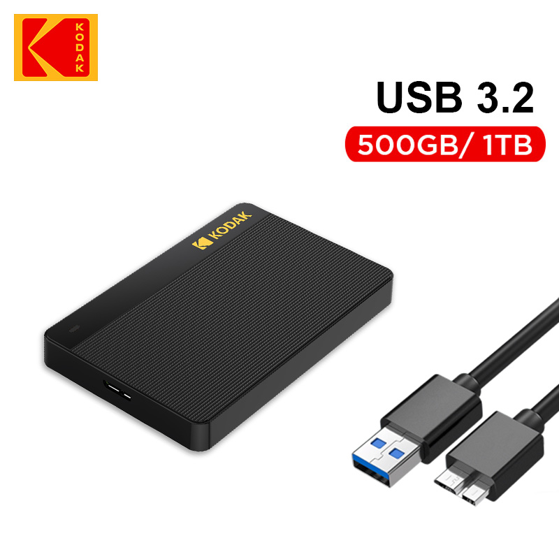 Ssd 500Gb - Disco Duro Externo Portátil Kodak P160