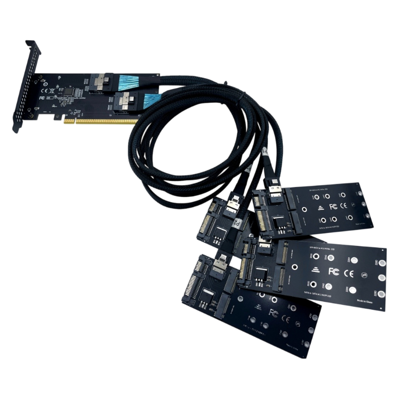 Memory Card Ssd - NUEVA Tarjeta Adaptadora PCIe X16 SFF‑8654
