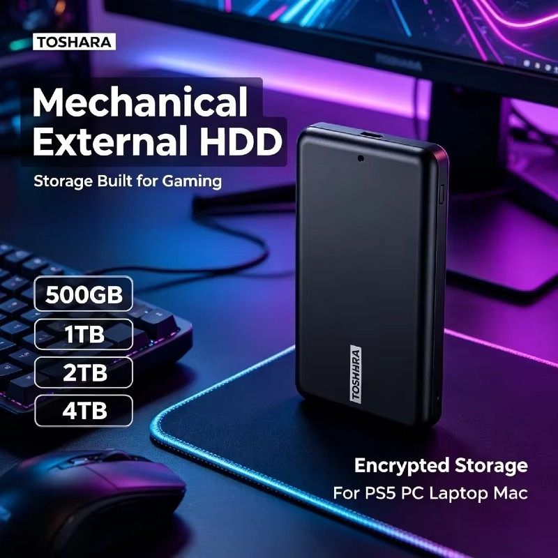 Ssd 500Gb - SSD Portátil TOSHARA A5 de 4TB