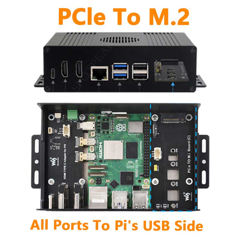 Nvme Ssd - Raspberry Pi 5 Box Case Kit-C