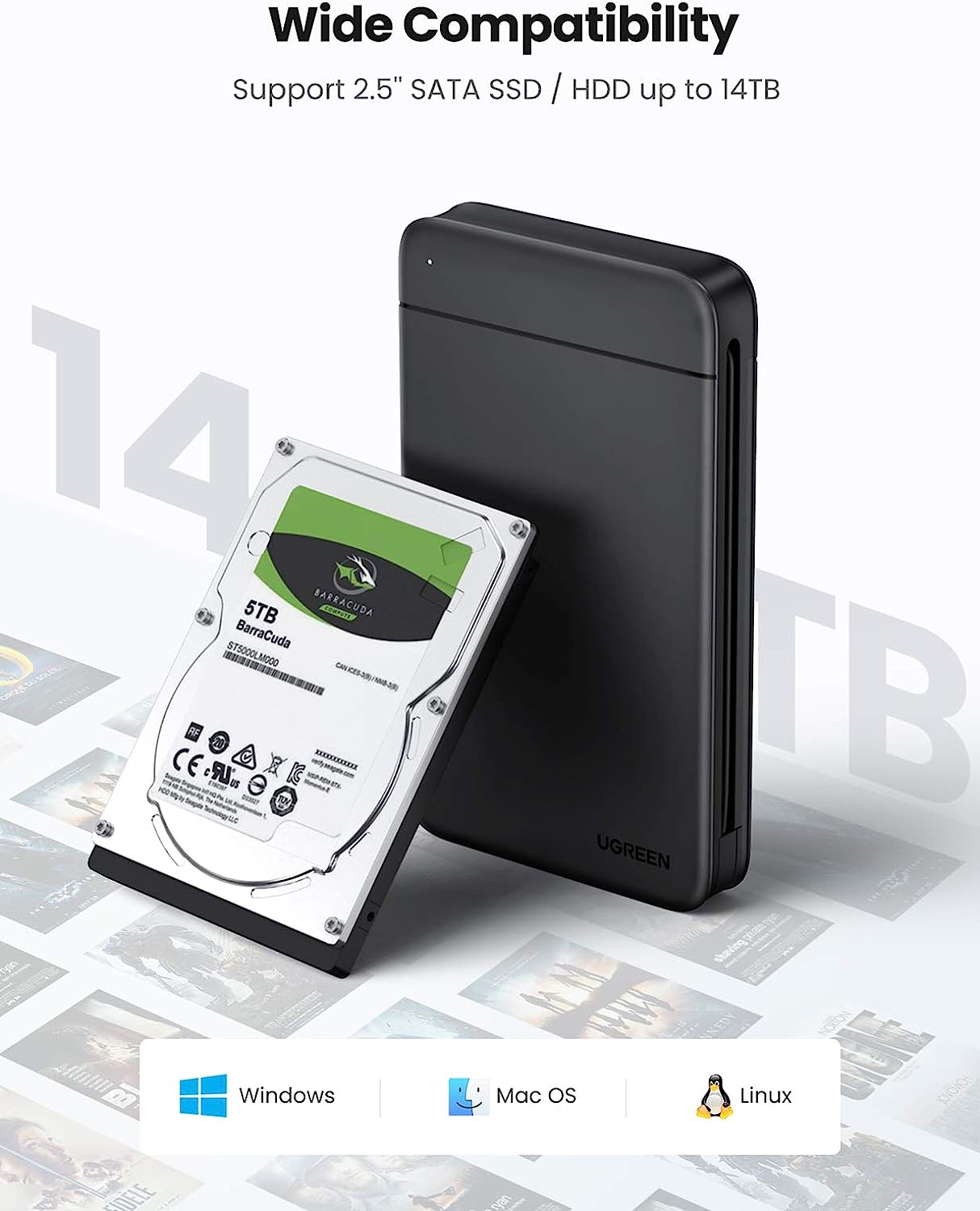 UGREEN Caja de disco duro USB  - Sata Ssd reseña y precio