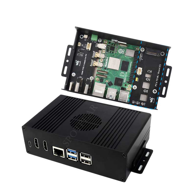 Raspberry Pi 5 Box Case Kit-C  - Nvme Ssd reseña y precio