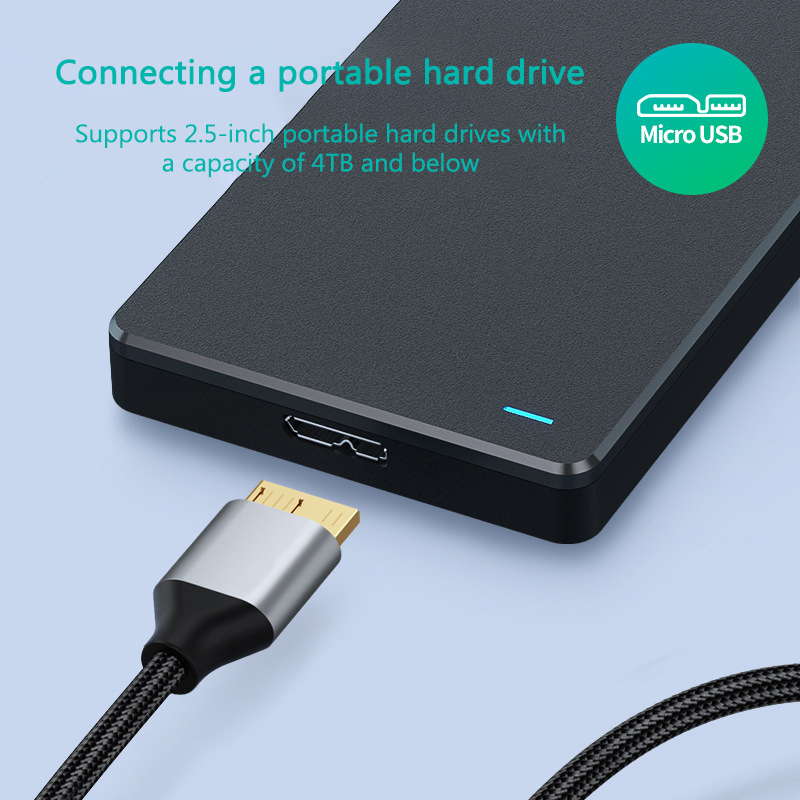 Cable USB 3.0 a Micro B para D - Samsung Ssd reseña y precio