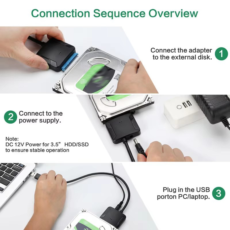 Cable adaptador convertidor US - Samsung Ssd reseña y precio