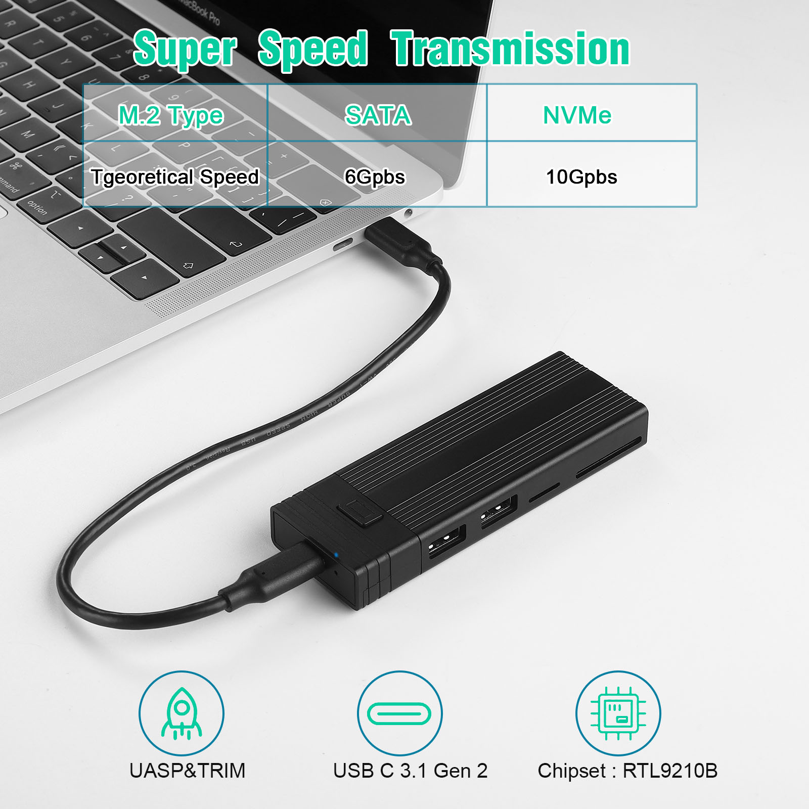 Carcasa KEBIDUMEI M.2 NVMe NGF - Memory Card Ssd reseña y precio