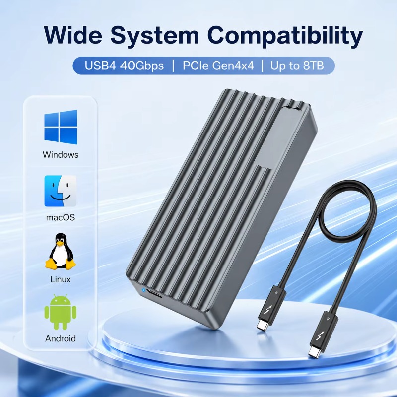 Carcasa TBT3/USB4 para SSD M.2 - Nvme Ssd reseña y precio