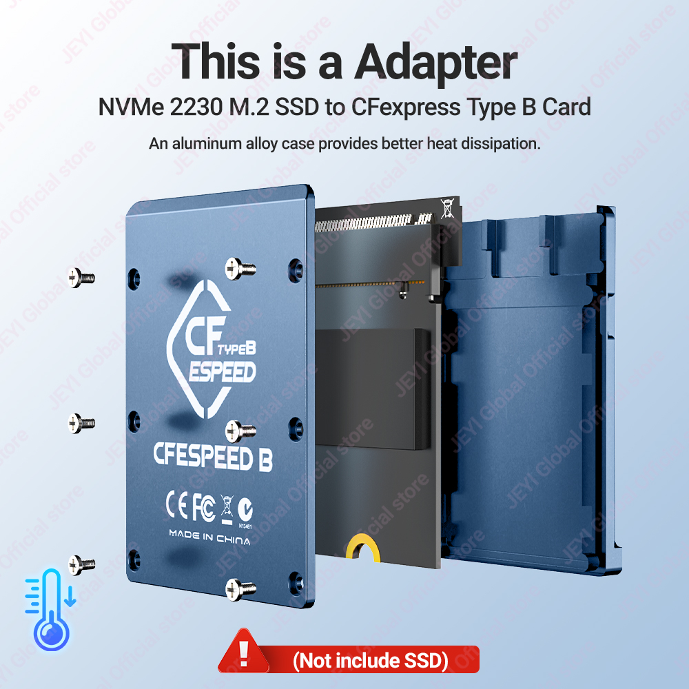 Adaptador JEYI CF-Express tipo - Memory Card Ssd reseña y precio