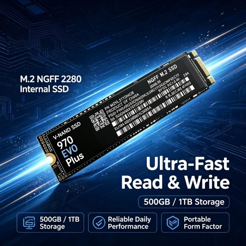 970 EVO plus, SSD M.2 NGFF, 72 - Samsung Ssd reseña y precio