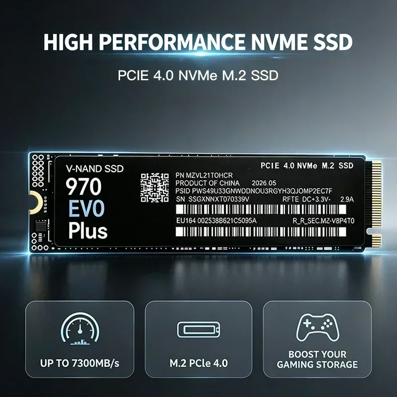 970 EVO Plus 7300MB/s 1TB 2TB  - Samsung Ssd reseña y precio