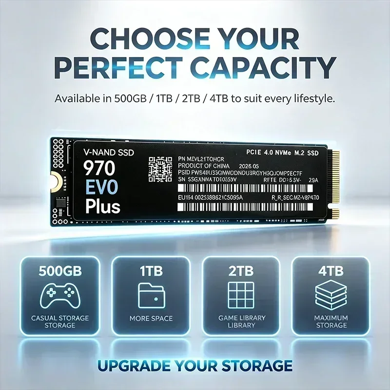 970 EVO Plus 7300MB/s 1TB 2TB  - Samsung Ssd reseña y precio